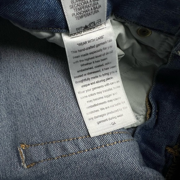 Good American Good Legs Skinny Cropped Jeans Women’s Size 6/28 - Picture 8 of 11